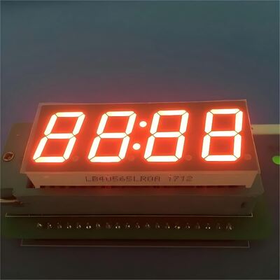 Un bon prix. Affichage d'horloge LED rouge très brillant, 0.56 pouces, 4 chiffres, 7 segments, Cathode commune pour contrôleur de minuterie numérique en ligne