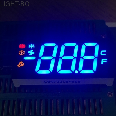 Chiffre commun fait sur commande Heightl de la polarité 17mm d'anode d'affichage à LED De segment triple du chiffre 7