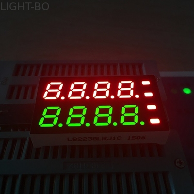 Double Assemblée facile élevée d'intensité lumineuse d'affichage à LED de segment des chiffres 7 de la couleur 8