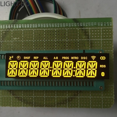 Un bon prix. Longue durée de vie de cathode d'affichage à LED de l'ambre 8 de segment ultra lumineux fait sur commande commun du chiffre 14 en ligne