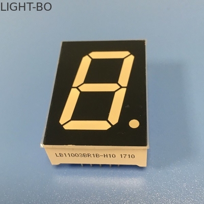 Un bon prix. Le segment simple du chiffre 7 a mené l'intensité commune 14.2mm de l'anode 60-70mcd Lumious d'affichage en ligne