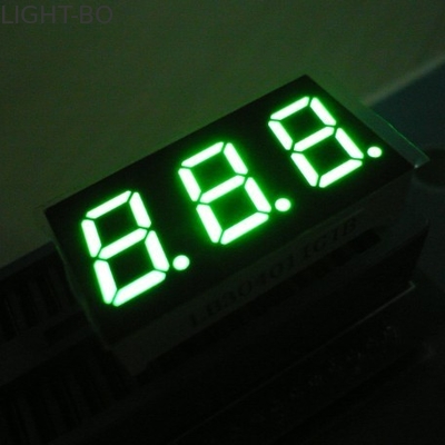 Un bon prix. Affichage à LED à 7 segments à trois chiffres vert pur Anode commune en ligne