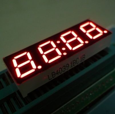 Interprétation élevée d'écurie d'intensité lumineuse d'affichage d'horloge du segment LED du chiffre sept de 0,8 pouces 4