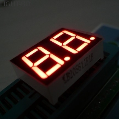 Un bon prix. 0Affichage à LED à cathode commune de 7 segments de 56 pouces, couleur ambre, double chiffre en ligne