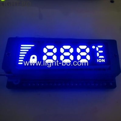 Affichage à LED à 7 segments en couleur blanche ultra-mince personnalisée Anode commune pour contrôleur de température