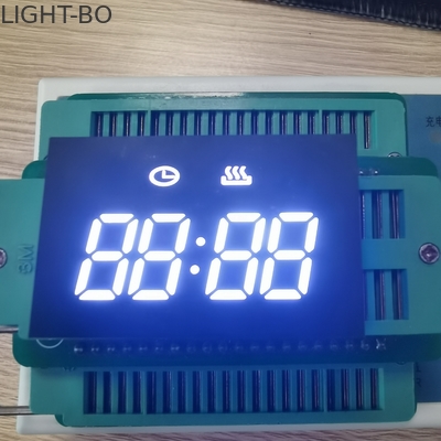 Un bon prix. Concevez l'affichage en fonction du client d'horloge du chiffre LED du blanc 4 de coût bas ultra pour le contrôle de minuterie de four en ligne