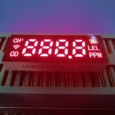 Module d'affichage LED 7 segments rouge ultra lumineux à anode commune 28*10*5mm pour détecteur de gaz nocifs