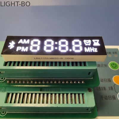 Ultra adapté aux besoins du client module d'affichage à LED de segment du chiffre 7 du blanc 4 pour le haut-parleur/radio de Bluetooth
