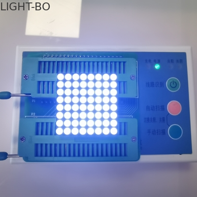Un bon prix. 635nm 100mcd visage noir de segment jaune d'affichage à LED de 8 x de 8 Dot Matrix en ligne