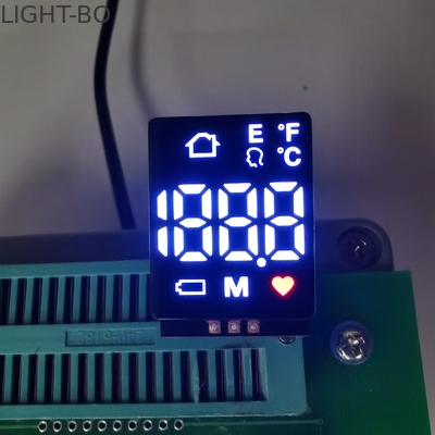 affichage à LED de 20mA 120mcd 635nm SMD pour le thermomètre de front