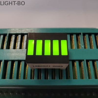 5 guide optique commun de la cathode LED du segment 574nm pour l'affichage de batterie