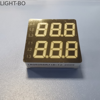 ligne de l'affichage à LED de segment de la taille 7 de 18mm double 80mW 4 chiffres pour le tableau de bord