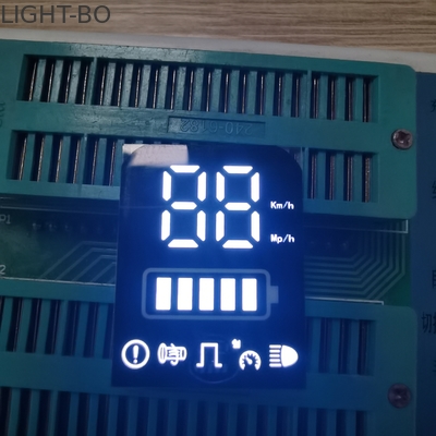 Écran à LED blanc brillant personnalisé 2 chiffres 7 segments 0,40 pouces