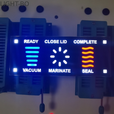 7 GV communs multicolore de cathode de l'affichage à LED de segment 30mcd pour l'aspirateur