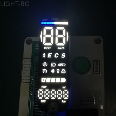 Fait sur commande multifonctionnel affichage à LED la couleur blanche ultra lumineuse pour le scooter électrique