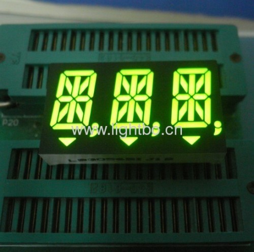 Coutume 14.2mm (0,56) 3 affichage à LED Alphanumérique de segment du chiffre 14