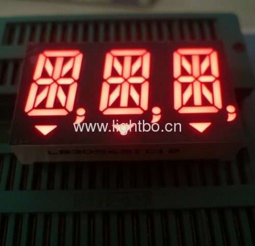 Coutume 14.2mm (0,56) 3 affichage à LED Alphanumérique de segment du chiffre 14