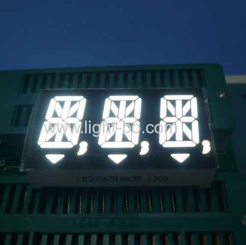 0,56) affichages à LED Alphanumériques de segment du chiffre 14 de triple de la coutume 14.2mm (pour des tableaux de bord