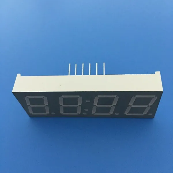 Affichage de l'horloge à LED 4 chiffres 7 segments Anode commune pour l'équipement de fitness 0