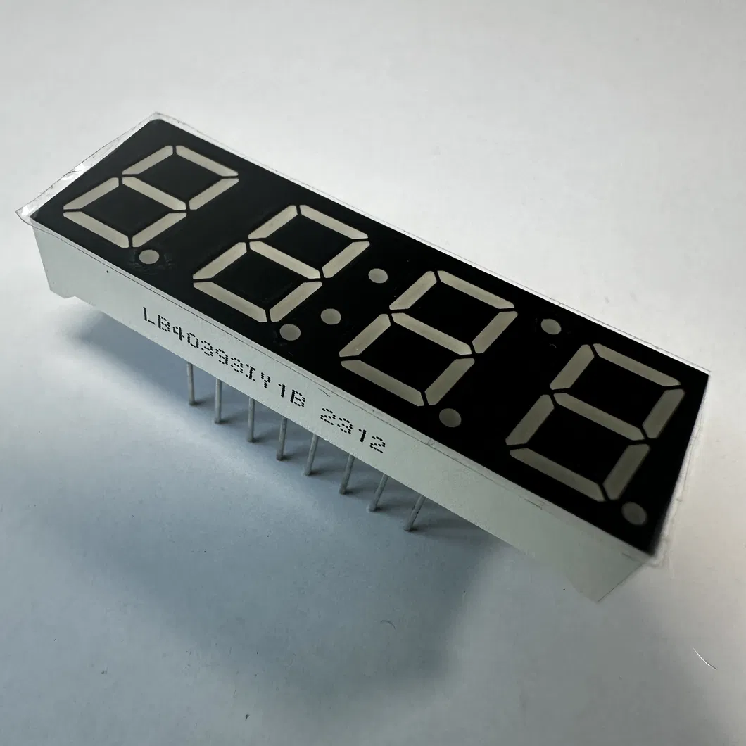 0.39"affichage LED jaune à 7 segments à anode commune pour indicateur de température et d'humidité 2