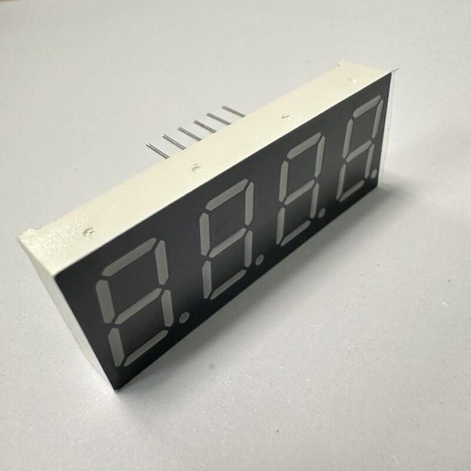 Affichage LED 7 segments de 0,56 pouce (14,2 mm) à 4 chiffres – Vert pur, anode commune pour tableaux de bord et appareils électroménagers 3