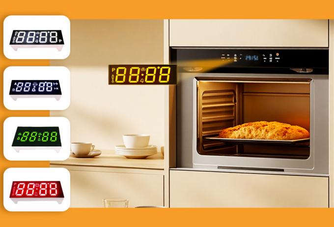 Affichage LED 7 segments de 0,56 pouce (14,2 mm) à 4 chiffres – Vert pur, anode commune pour tableaux de bord et appareils électroménagers 6