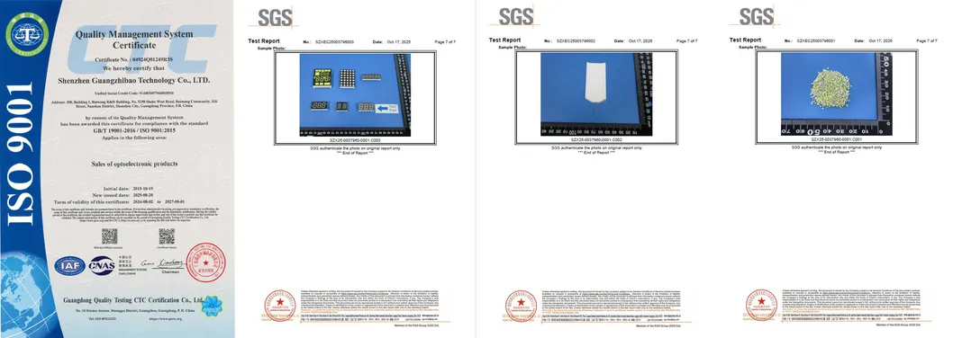 Module d'affichage à LED ultra-blanc à 7 segments à faible coût pour capot de cuisine / capot de gamme 5