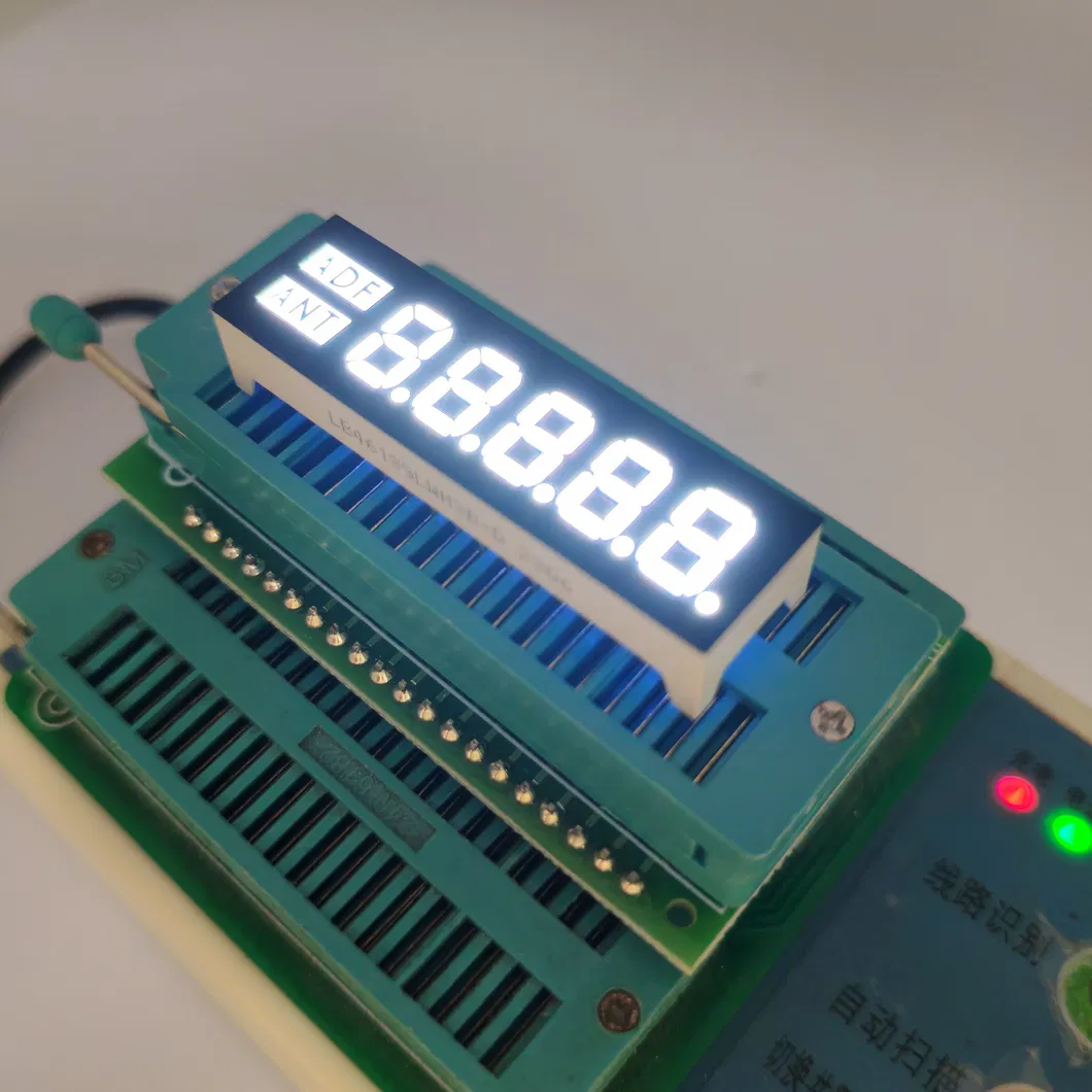 4-Digit Ultra-Bright White LED Clock Display for Home Appliances 0