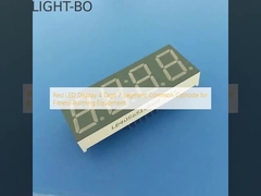 Affichage à LED rouge 4 chiffres 7 segments cathode commune pour les équipements de fitness