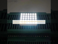 0.7 pouces 5 x 7 DOT Matrix Ultra Blanc affichage LED pour l'indicateur de numéro de plancher d'ascenseur