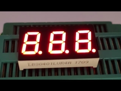 Affichage LED à 7 segments à trois chiffres de 0,4 pouce en rouge ultra-éclatant pour l'indicateur de température