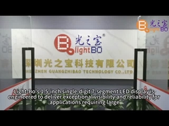 Affichage LED 7 segments 38mm à un seul chiffre, blanc ultra, anode commune, pour indicateur d'horloge numérique