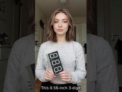 Affichage LED à 7 segments à cathode commune à 3 chiffres de 0,56 pouce (14,2 mm) pour indicateurs de température