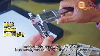 Affichage à LED vert personnalisé de 0,39 pouces à 6 chiffres à 14 segments