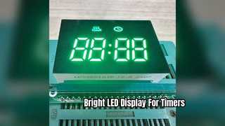 Écran LED vert pur de 0,38 pouces pour minuteries de four