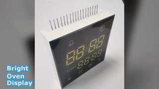 Écran LED bleu blanc brillant pour fours