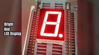 Écran LED rouge ultra lumineux à 7 segments de 0,8 pouces
