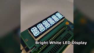 affichage à LED à 7 segments blanc ultra lumineux
