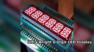 Affichage LED ultra lumineux à 6 chiffres et 14 segments pour taximètres