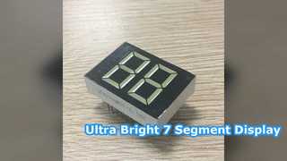 Affichage LED blanc brillant à 7 segments de 20 mm pour les contrôleurs
