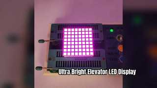 Écran matriciel LED 8x8 ultra lumineux pour ascenseurs