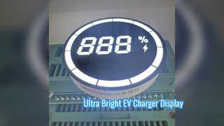 Écran LED ultra lumineux pour chargeurs de véhicules électriques