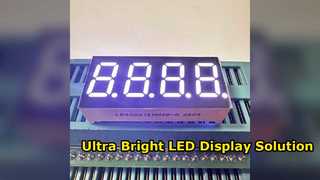 Écran LED ultra lumineux pour le contrôle des processus industriels