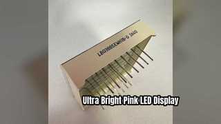 0 Affichage LED rose à 7 segments de 8 pouces pour indicateurs numériques