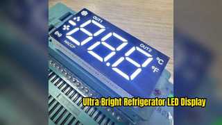 Écran LED ultra lumineux pour contrôleurs de réfrigérateur